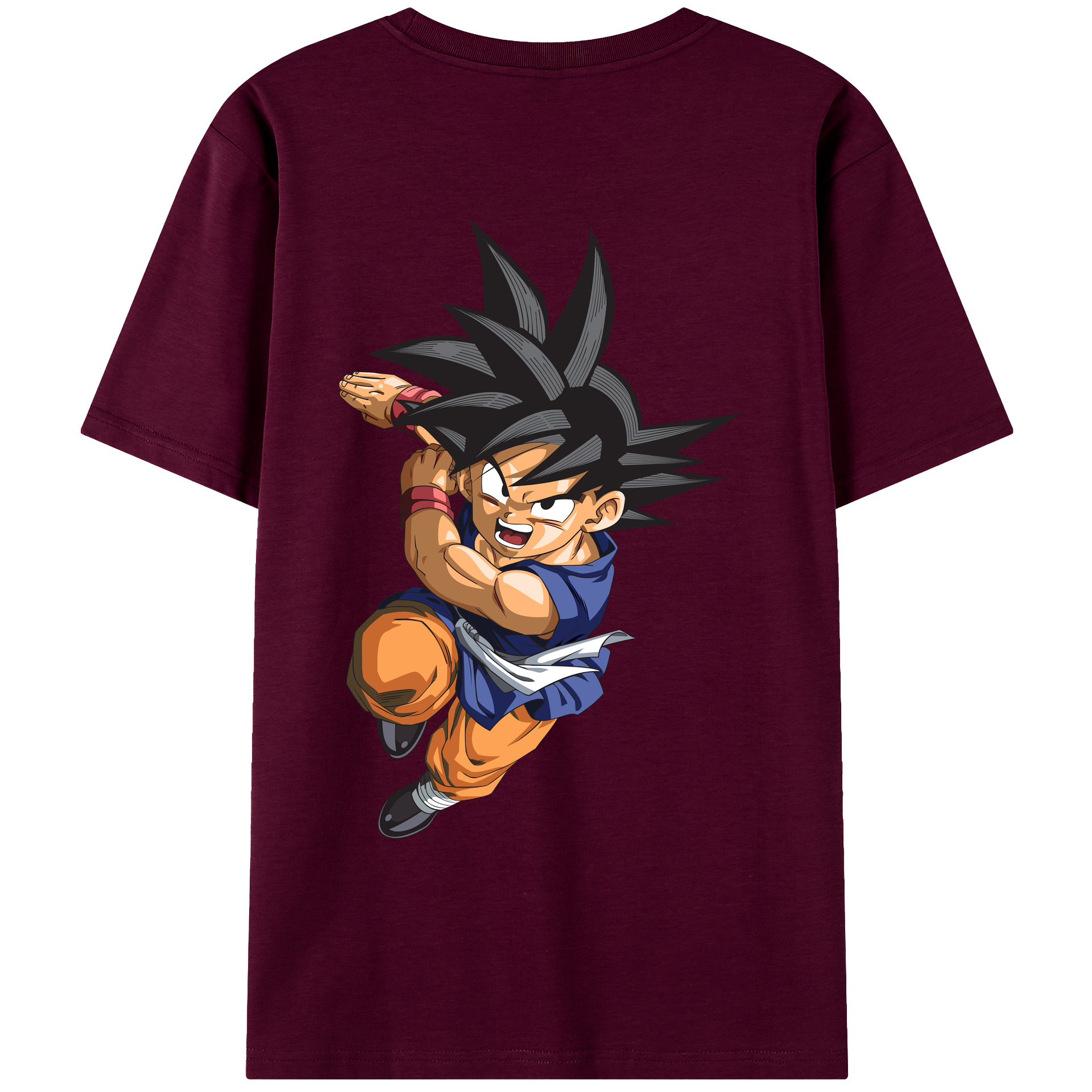（画像用） ドラゴンボール 孫悟空（そん ごくう）Son Goku カカロット DRAGON BALL Kakarotto レディース半袖Tシャツ(バックプリント)
